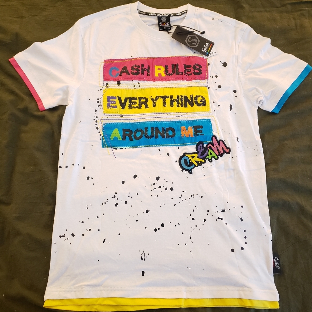 Switch Brand - CREAM - Cash Rules Everything Around Me Tee